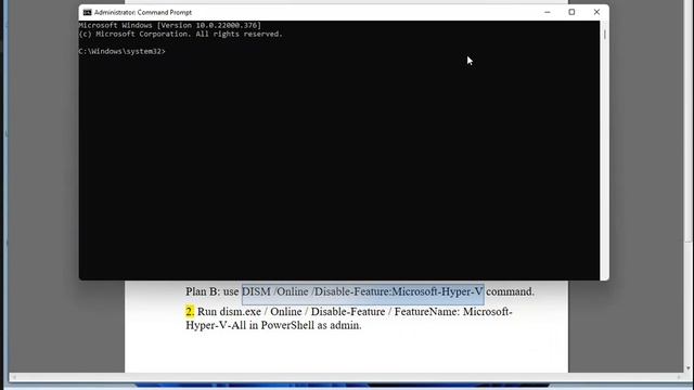 Disable Hyper-V in Windows 11 смотреть онлайн