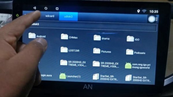 K2001n T3 Android Navigation settings & Download
