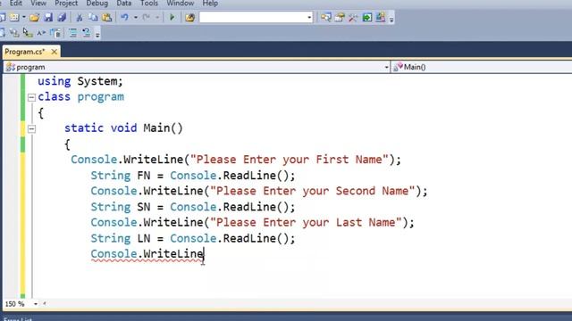 Part 2 C SHARP Reading and Writing to Console Window and using Main Method смотреть онлайн