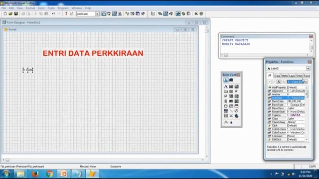 (Button 3)Tutorial Mebuat Entri Data Perkiraan (SIA) Menggunakan Microsoft Visual Foxpro 9.0 Part 3 смотреть онлайн