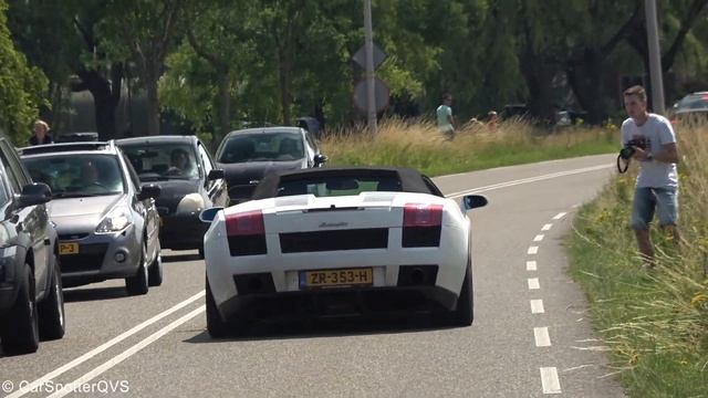 Lamborghini Gallardo with Straight Pipe Exhaust - Lovely V10 Acceleration SOUNDS! смотреть онлайн