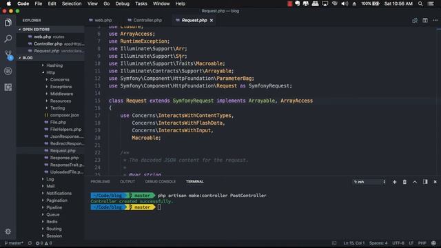Laravel 5.5 For Beginners - 07 Controller in Laravel 5.5 - Understanding Controller Part 1 смотреть онлайн
