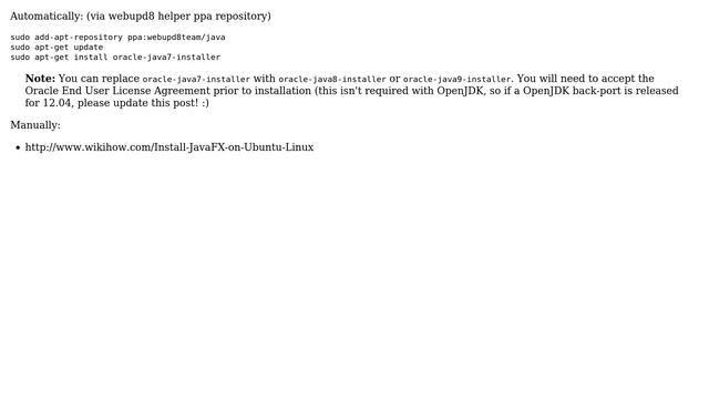 Ubuntu: How to install JavaFx in Ubuntu 12.04? (2 Solutions!!) смотреть онлайн