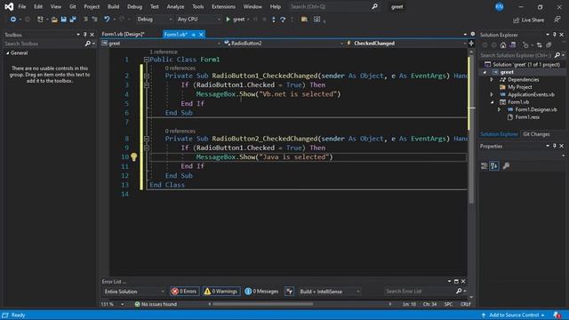 How to use Radio Button in VB.NET | Radio Button | VB.NET смотреть онлайн