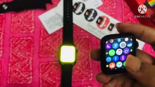 Iwatch Series 6 with apple Logo and Normal series 6(t55+)and AirPods next to Original,, смотреть онлайн
