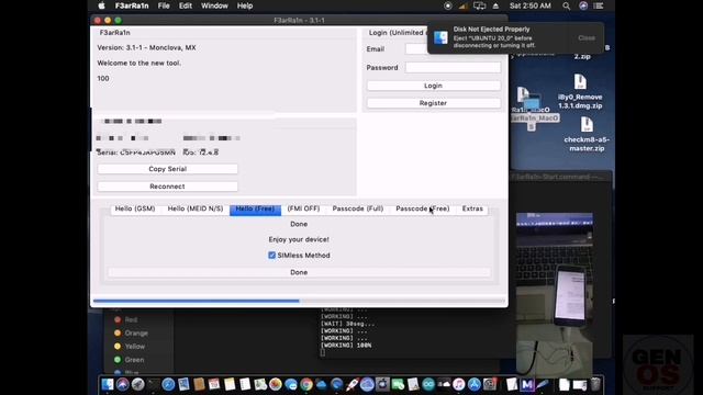 UNTETHERED BYPASS FIX BLOCK OTA UPDATE FOR WINDOWS AND MAC смотреть онлайн