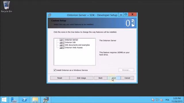Installing Ontorion Server with SDK and WebAccess on IIS смотреть онлайн