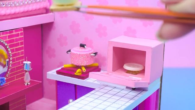 Build Hot And Cold House From Cardboard With Kitchen And Two Bedroom | DIY Miniature Cardboard Hous