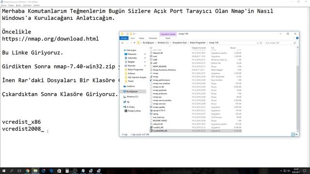 Nmap Kurulumu Windows смотреть онлайн