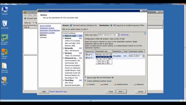 Converting Physical Server to Virtual Server - vSphere - VMware смотреть онлайн