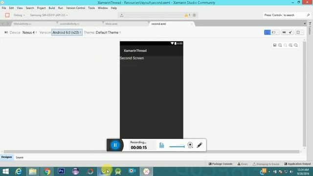 Xamarin Thread Example Android смотреть онлайн