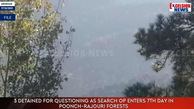 3 Detained For Questioning As Search Op Enters 7th Day In Poonch-Rajouri Forests смотреть онлайн
