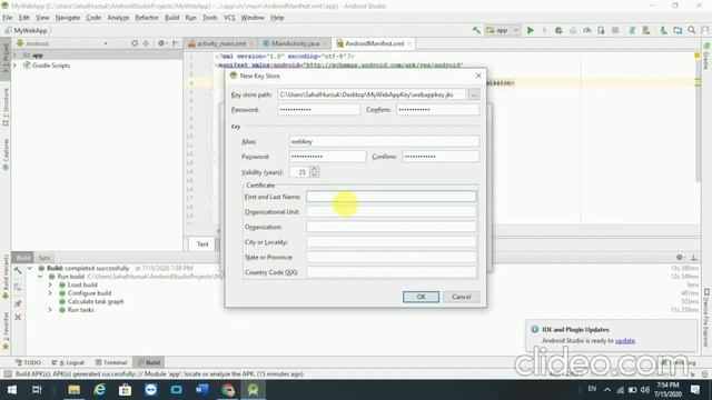 How to Generate Signed APK in Android Studio (Hindi) in 2020 by Sahal Hurzuk смотреть онлайн