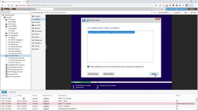 Windows 11 unter Proxmox installieren смотреть онлайн