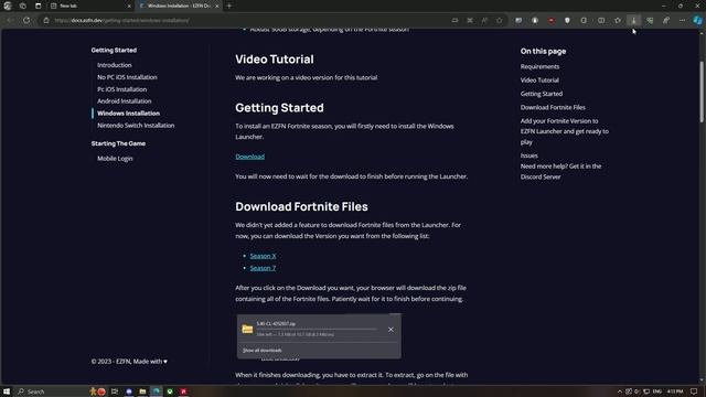 How to install EZFN Season 7 and 10 on windows (2024) смотреть онлайн