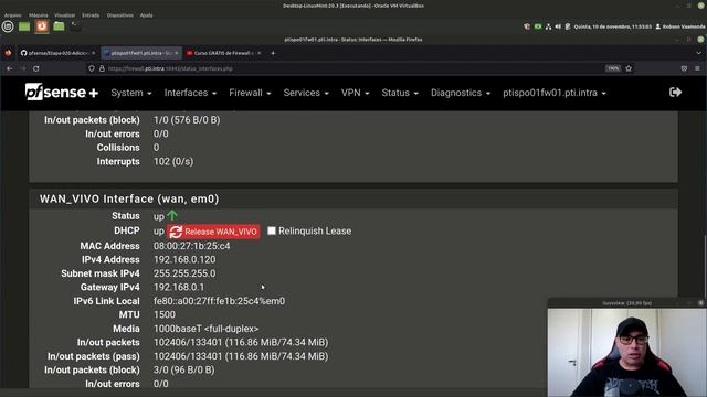 🔐 COMO ADICIONAR uma Nova Interface WAN (Multi-WAN ou Dual-WAN) no pfSENSE PLUS+ 22.05 смотреть онлайн