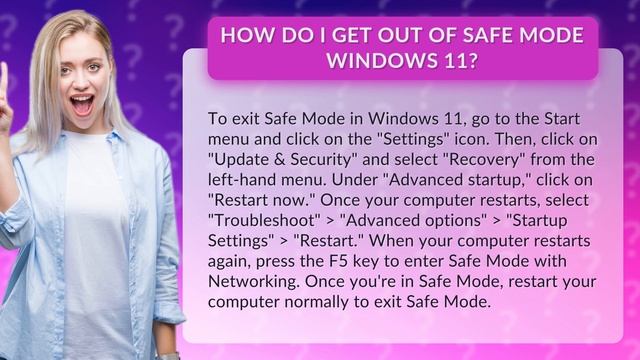 How do I get out of Safe Mode Windows 11? смотреть онлайн