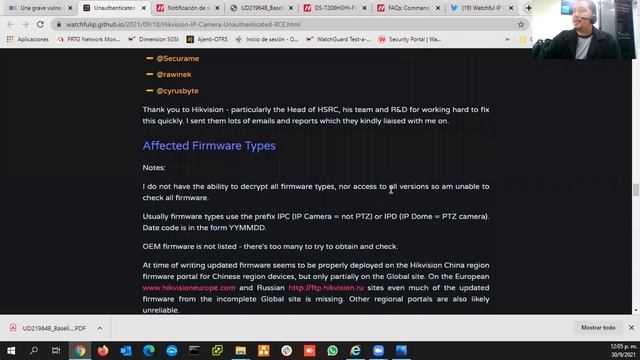 Caso HikVision CVE 2021 36260 Sep 2021 смотреть онлайн