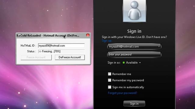 How to freeze windows live accounts with proof смотреть онлайн