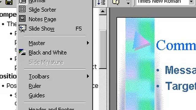 Microsoft Office PowerPoint 2000 Adding speaker notes смотреть онлайн