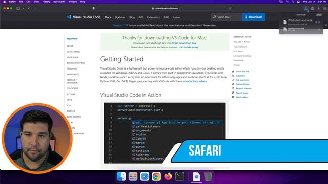 How to install VS Code on a Mac смотреть онлайн