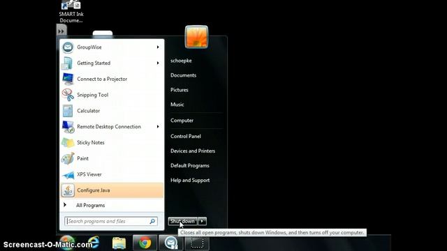 WGSD Student ~ Logging Off Windows 7 смотреть онлайн