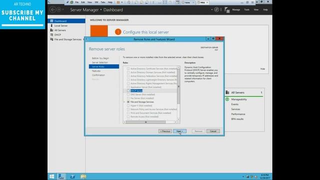 How To Remove Server Role And Feature In Window Server 2012 R2 смотреть онлайн