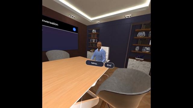 9. Разговор с искусственным интеллектом в виртуальной реальности. Virtual Speech.