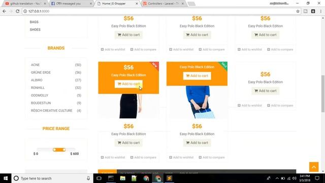 E-commerce project by laravel 5.6 part-4 смотреть онлайн