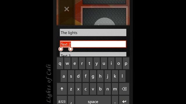Lights of Cali, for Windows Phone 8 смотреть онлайн