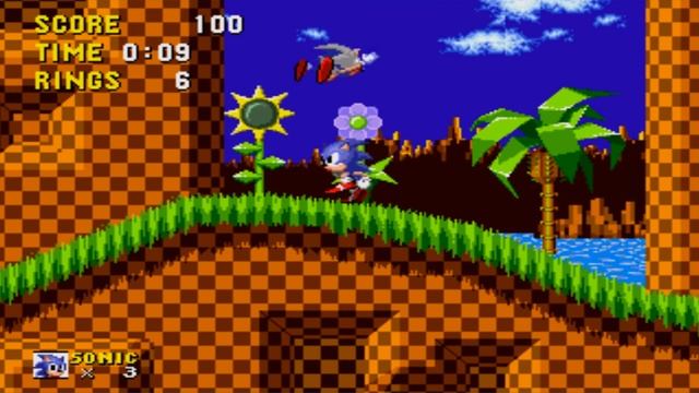 Sonic 1 - Co-op Edition (Sonic Hack) смотреть онлайн