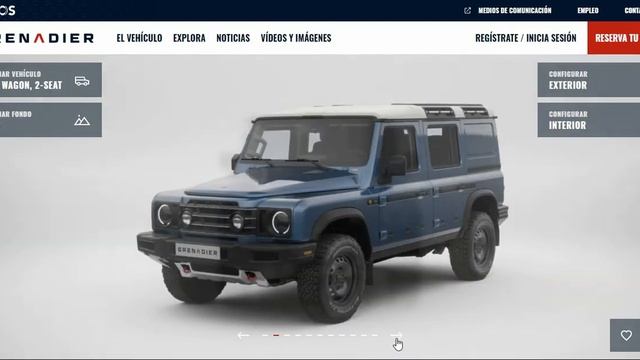 Configurador Ineos Grenadier Utility Wagon 2-Seat