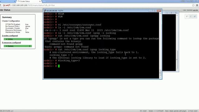 Suse linux HA pacemaker cluster part6-DLM/CLMD configuration смотреть онлайн