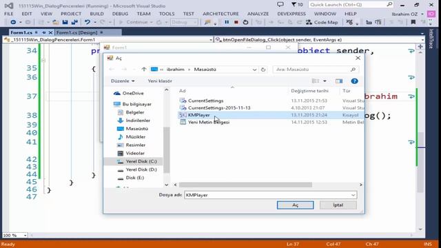 C# Dersleri 1 - Introduction 1.21 - Dialog Windows смотреть онлайн