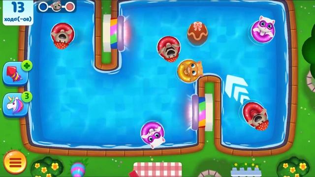 Talking Tom Pool New Apdate Walkthrough 4 HD смотреть онлайн