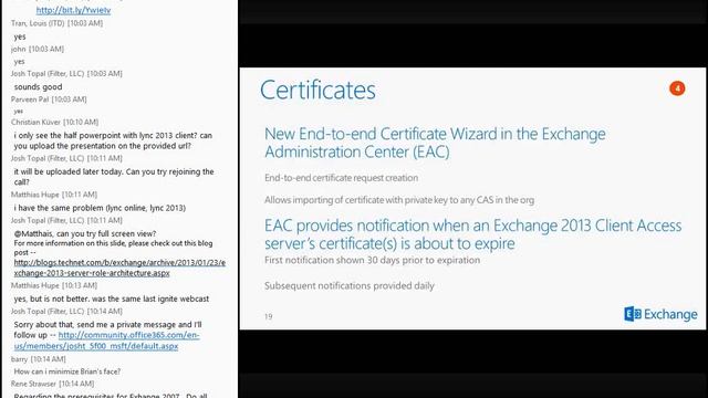 Ignite Webcast -- Exchange Deployment and Coexistence смотреть онлайн