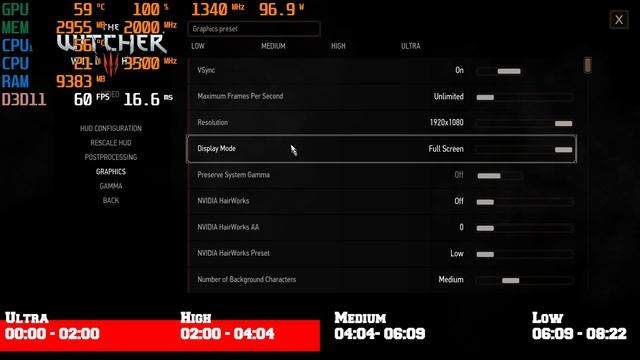 The Witcher 3: Wild Hunt Ryzen 1700x + RX 580 8 GB All settings смотреть онлайн