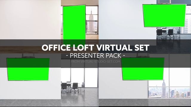 Office Loft Virtual Set Presentation Pack смотреть онлайн