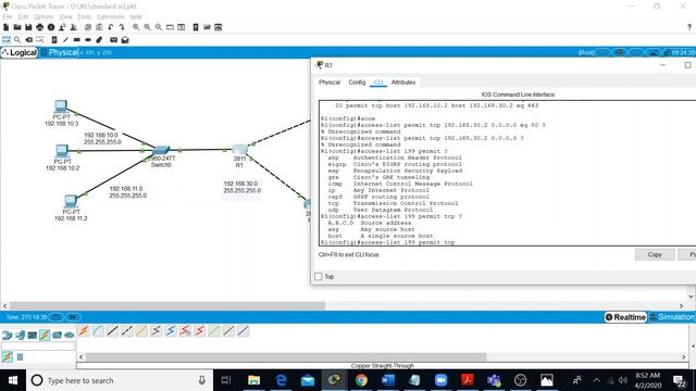 Extended Access List Cisco - Part 2 смотреть онлайн