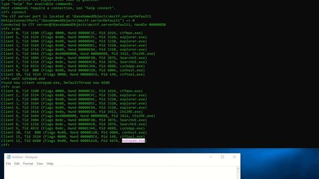 Windows Exploit - Injecting data in a privileged process using ctftool смотреть онлайн