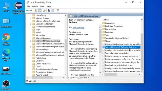 How to turn off windows Defender and windows security in windows 10 смотреть онлайн