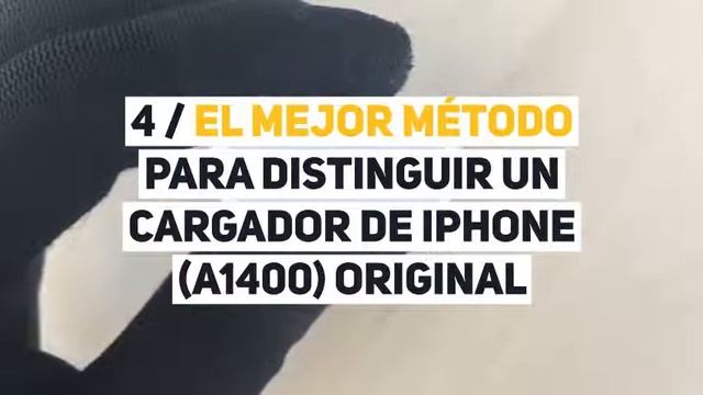 Como distinguir un cargador Apple A1400 original смотреть онлайн