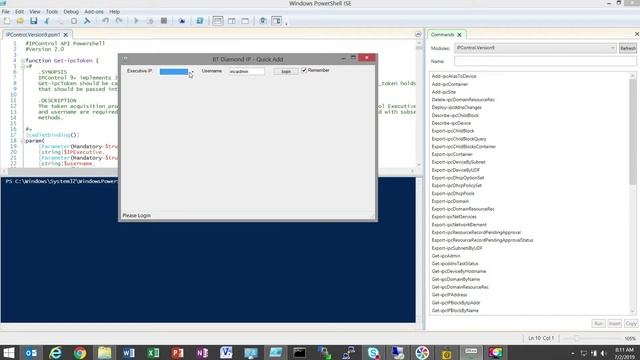 Powershell GUI Front-End to the IPControl Powershell Module - Next available IP by VLAN смотреть онлайн