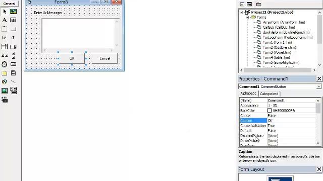 GUI Programming in Visual Basic 6.0 with TextField,Checkbox and Radiobuttons смотреть онлайн