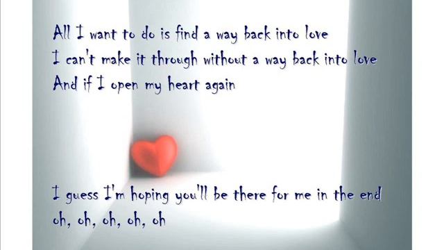 Way back into love-Karaoke.wmv смотреть онлайн