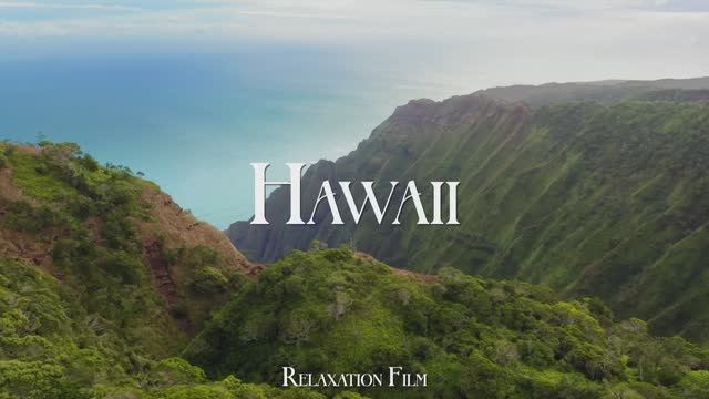 Hawaii 4K Ultra HD ｜ USA - Scenic Relaxation Film with Peaceful Relaxing Music смотреть онлайн
