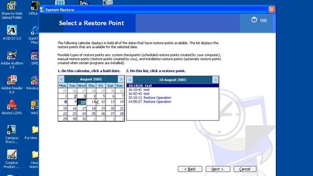 System Restore windows XP.wmv смотреть онлайн