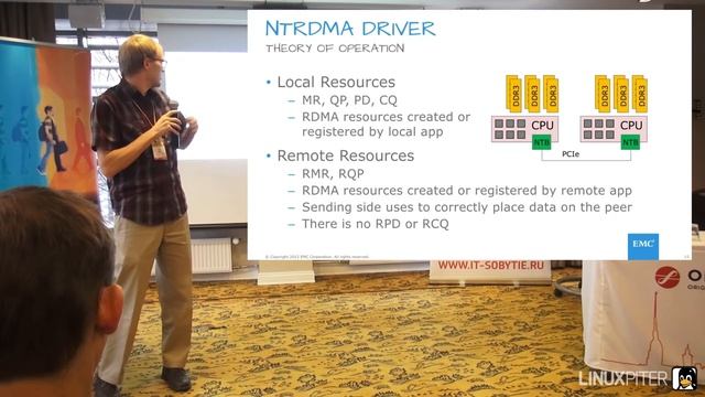 Allen Hubbe: "NTRDMA v0.1 - An Open Source RDMA Driver for PCIe NTB and DMA" смотреть онлайн
