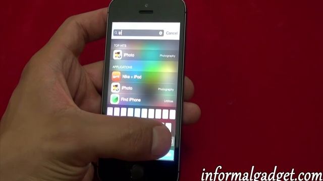 How-To Find /Use SpotLight Search Feature On New iOS7 iPhone 5s, 5, 5C Search On Any HomePage Easil смотреть онлайн