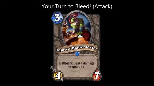 Injured Blademaster - Hearthstone Text / Message / Alert Tones (Links in Description) смотреть онлайн